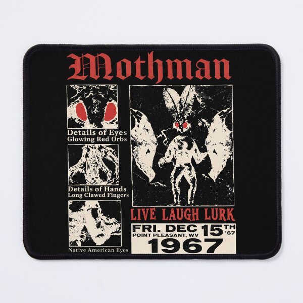 Item preview, Mothman - Live Laugh Lurk - Point Pleasant - 1967 designed and sold by thedoodlevault.