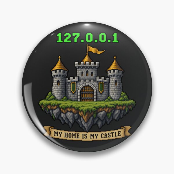 Item preview, 127.0.0.1 My Home is My Castle - Dev Retro designed and sold by WUSCHELWORKS.