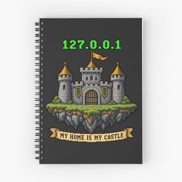 Item preview, 127.0.0.1 My Home is My Castle - Dev Retro designed and sold by WUSCHELWORKS.
