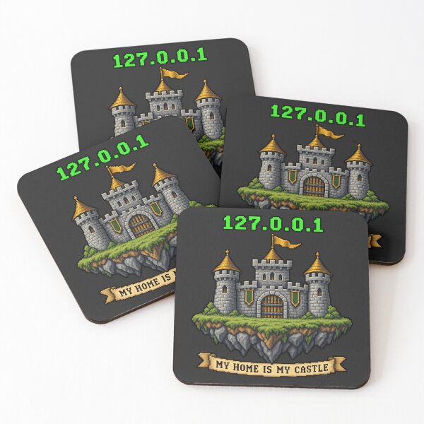 Item preview, 127.0.0.1 My Home is My Castle - Dev Retro designed and sold by WUSCHELWORKS.