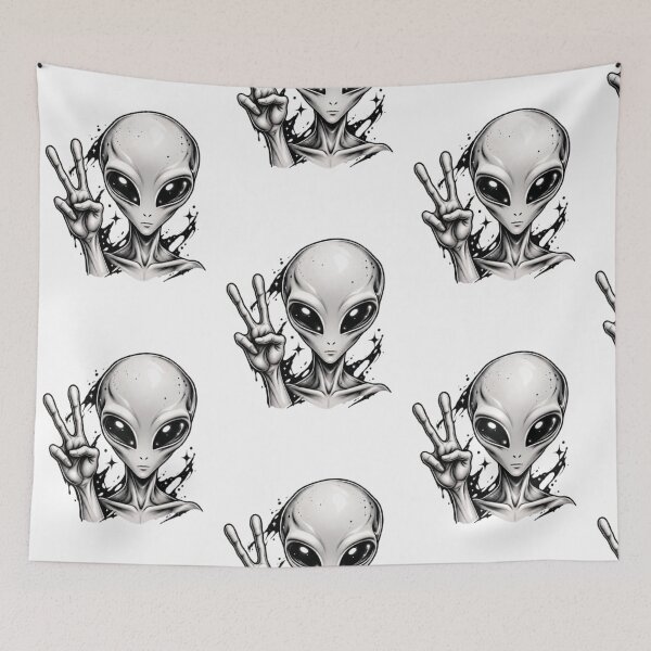 Item preview, Peace From Another Planet designed and sold by TATOXIDE.
