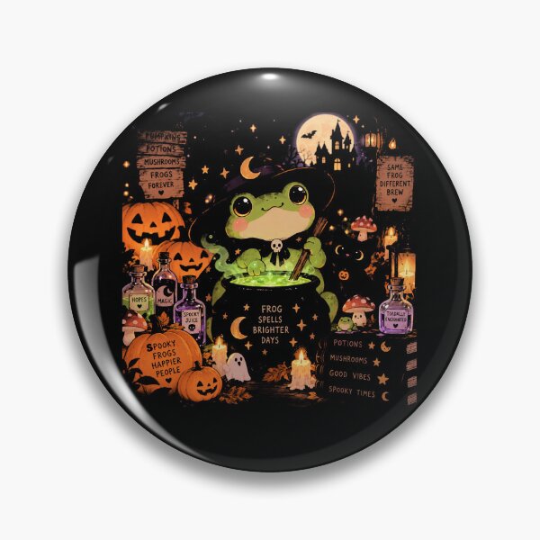 Item preview, Frog Spells Brighter Days – Cute Witch Frog Halloween Magic designed and sold by WILLIAMS-BR.