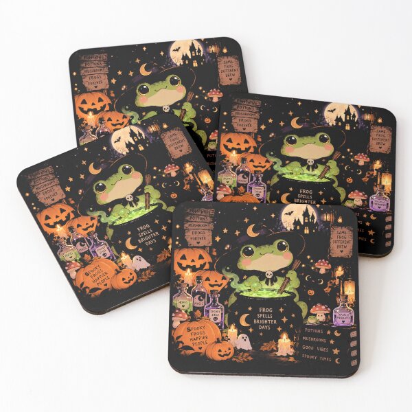 Item preview, Frog Spells Brighter Days – Cute Witch Frog Halloween Magic designed and sold by WILLIAMS-BR.