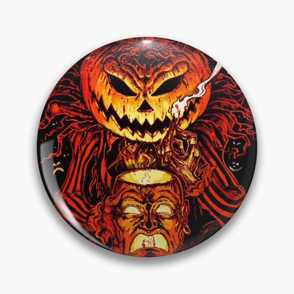 Item preview, Lord O’ Lanterns – Pumpkin King Halloween Horror Art designed and sold by monstermangraphic.