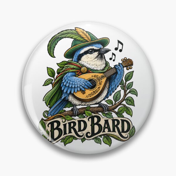 Item preview, Bird Bard – Funny Musical Bird designed and sold by BAD TASTE CLUB.