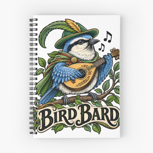 Item preview, Bird Bard – Funny Musical Bird designed and sold by BAD TASTE CLUB.