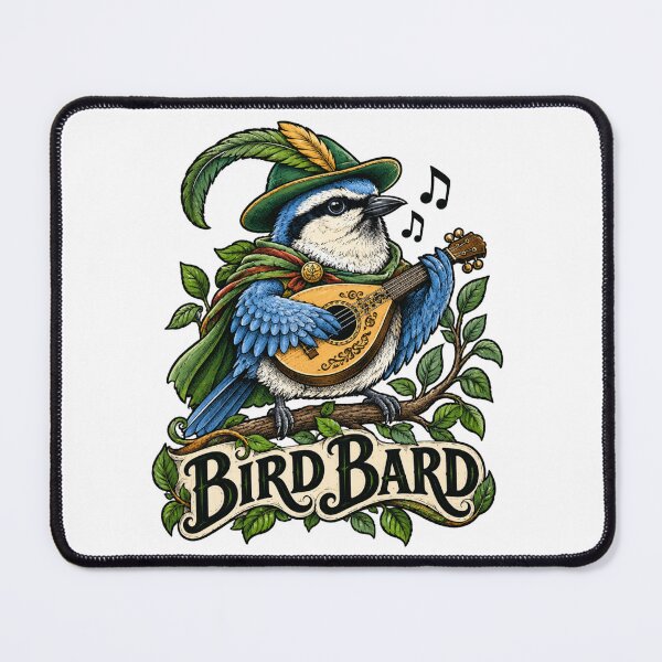 Item preview, Bird Bard – Funny Musical Bird designed and sold by BAD TASTE CLUB.