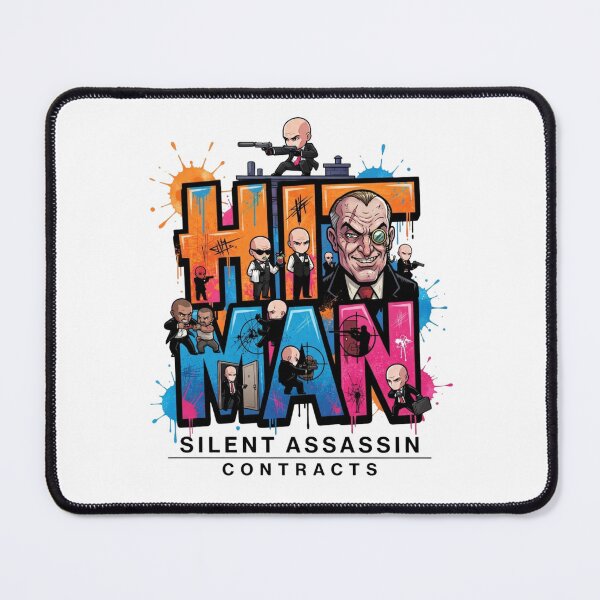 Item preview, Hitman Chibi Agent 47 Graffiti Style Video Game Art designed and sold by Alaric4you.