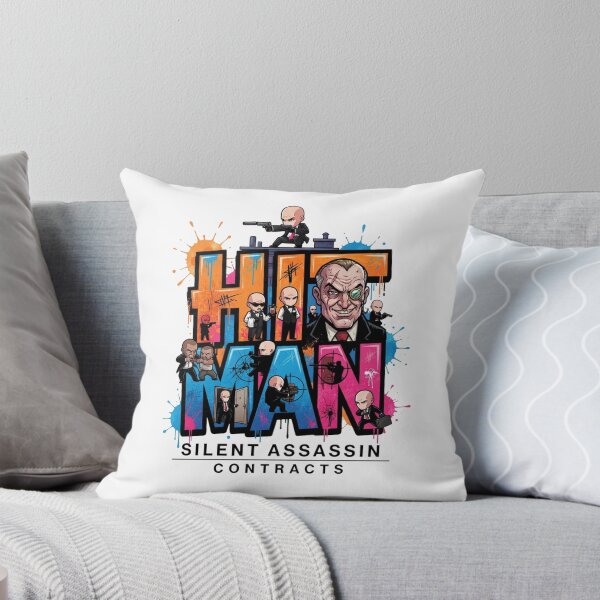 Item preview, Hitman Chibi Agent 47 Graffiti Style Video Game Art designed and sold by Alaric4you.