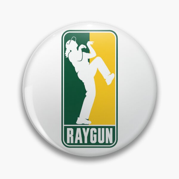 Item preview, Raygun Breakdancing Logo Green and Gold designed and sold by MadcapPrints.