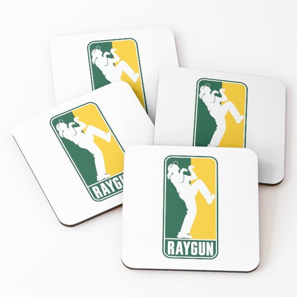 Item preview, Raygun Breakdancing Logo Green and Gold designed and sold by MadcapPrints.