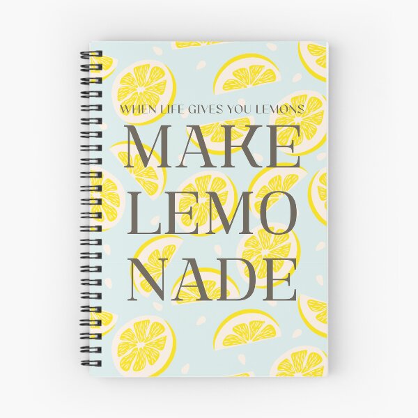 Item preview, When Life Gives You Lemons Make Lemonade: Pastel Yellow Citrus Quote Pattern designed and sold by Kat Designs Store.