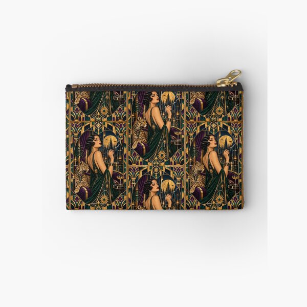 Item preview, Art deco leopard lady designed and sold by saranagliccuris.