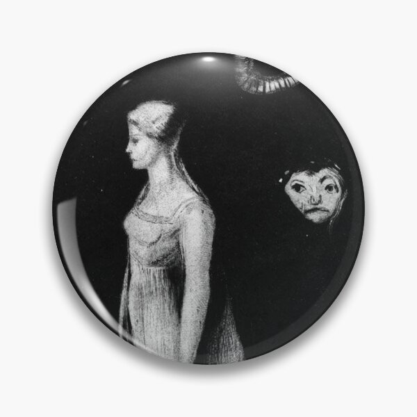 Item preview, Haunting by Odilon Redon designed and sold by herracaligari.
