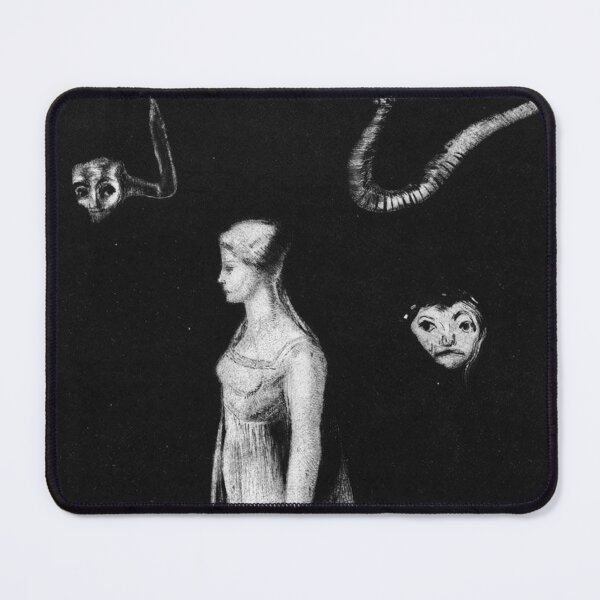 Item preview, Haunting by Odilon Redon designed and sold by herracaligari.