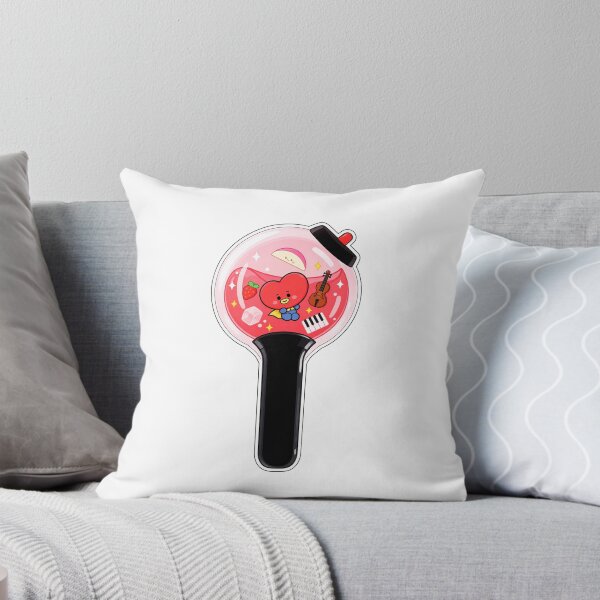 Item preview, Cute Red Heart Lightstick – Kawaii Music & Strawberry Chibi Design designed and sold by Polarisofficial.