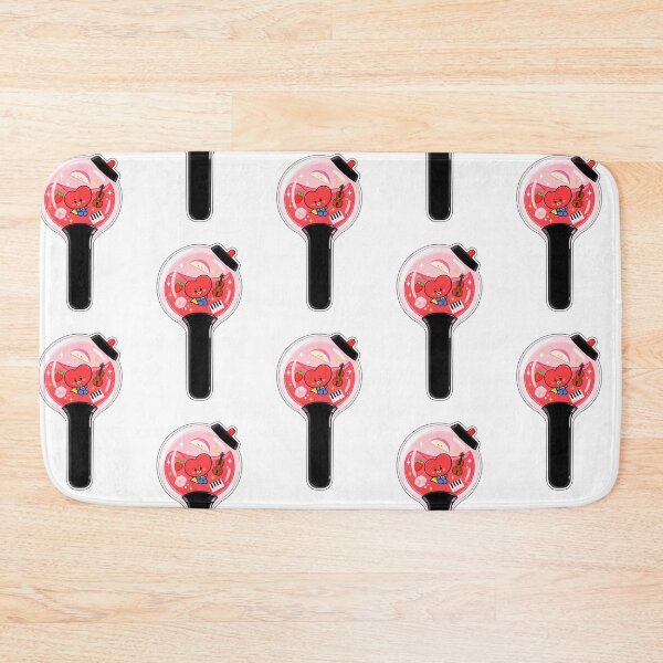 Item preview, Cute Red Heart Lightstick – Kawaii Music & Strawberry Chibi Design designed and sold by Polarisofficial.
