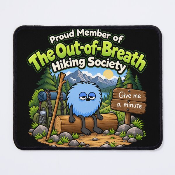 Item preview, Proud Member The Out of Breath Hiking Society, Deluxe Version designed and sold by TheThinglings.