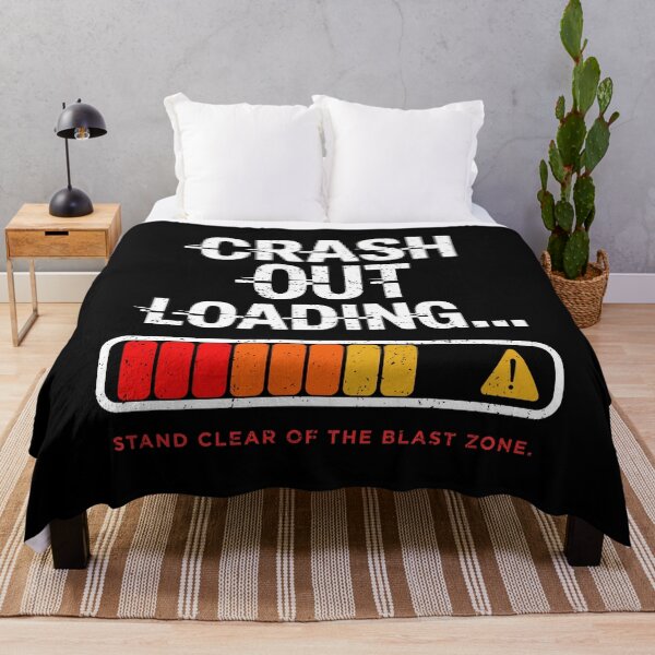Item preview, Crash Out Loading Warning Vintage Tee designed and sold by EthosWear.