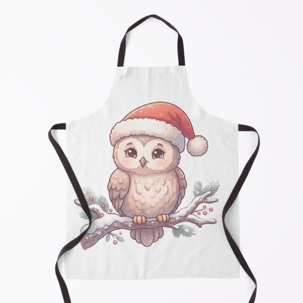 Item preview, Cute Owl Wearing A Santa Hat - Cute Design designed and sold by larbimalki.