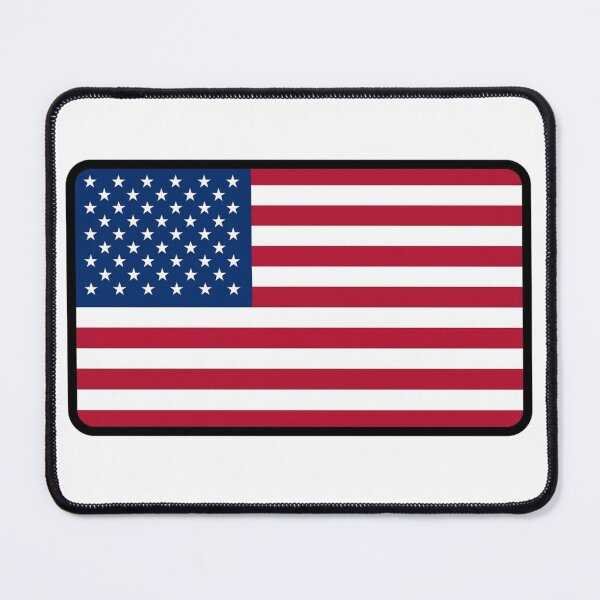 Item preview, USA Flag Sticker designed and sold by Vintage Letter Stickers.