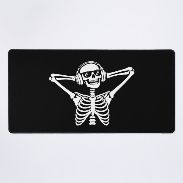 Item preview, Cool Skeleton Wearing Headphones in Relaxed Pose designed and sold by AFernandesDSG.