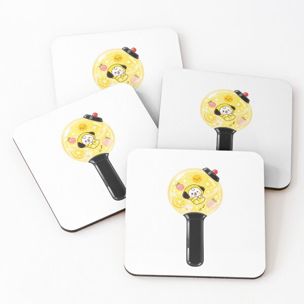 Item preview, Cute Yellow Puppy Lightstick – Kawaii Chibi Music Design designed and sold by Polarisofficial.