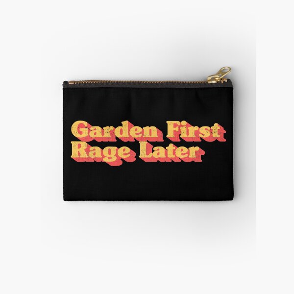 Item preview, Garden First Rage Later – Funny Gardening Retro Typography designed and sold by Chonkz.