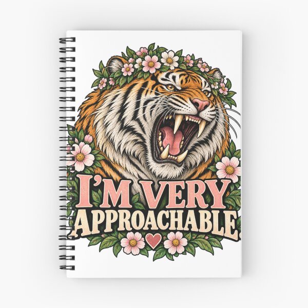 Item preview, I’m Very Approachable – Funny Tiger designed and sold by BAD TASTE CLUB.