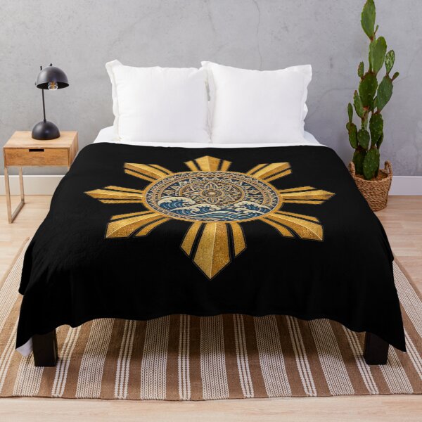Item preview, Filipino Sun Flag Waves Surfer Vintage Philippines Pride designed and sold by Whirx.