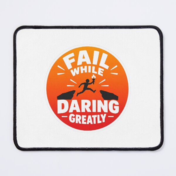 Item preview, Fail While Daring Greatly - Motivational Quote Sticker designed and sold by Starstacks.