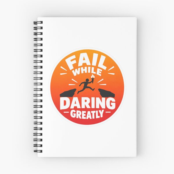 Item preview, Fail While Daring Greatly - Motivational Quote Sticker designed and sold by Starstacks.