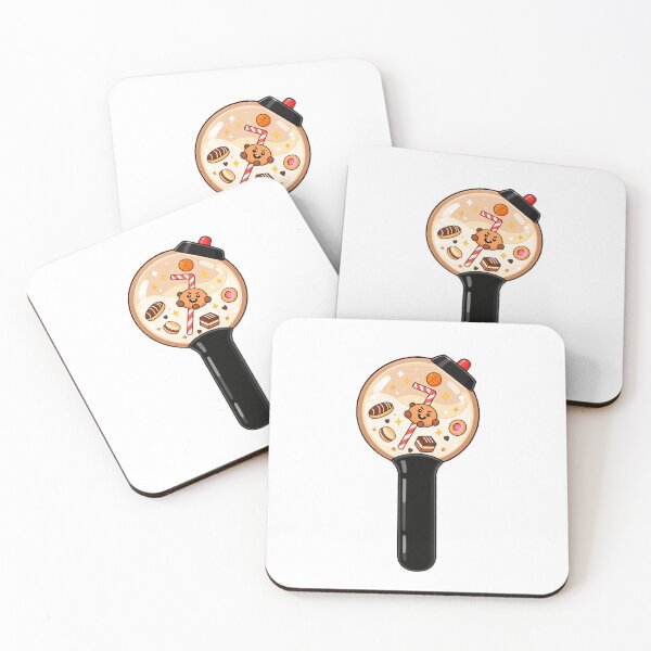 Item preview, Cute Brown Cookie Lightstick – Kawaii Chibi Dessert Design designed and sold by Polarisofficial.