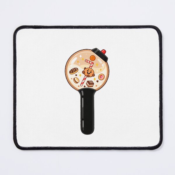Item preview, Cute Brown Cookie Lightstick – Kawaii Chibi Dessert Design designed and sold by Polarisofficial.