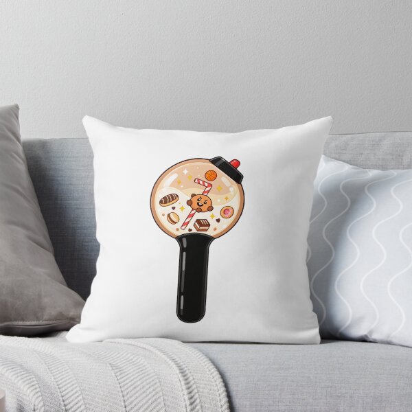 Item preview, Cute Brown Cookie Lightstick – Kawaii Chibi Dessert Design designed and sold by Polarisofficial.