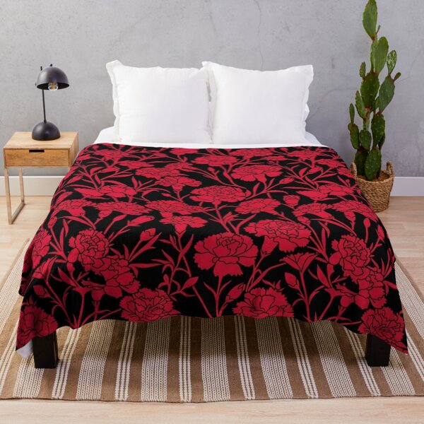 Item preview, Crimson Carnation Floral Pattern designed and sold by Owcomm.