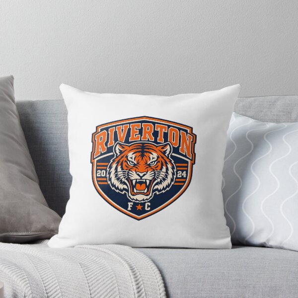 Item preview, Riverton FC Tiger Mascot Varsity Patch 2024 designed and sold by DriftcoreStudio.
