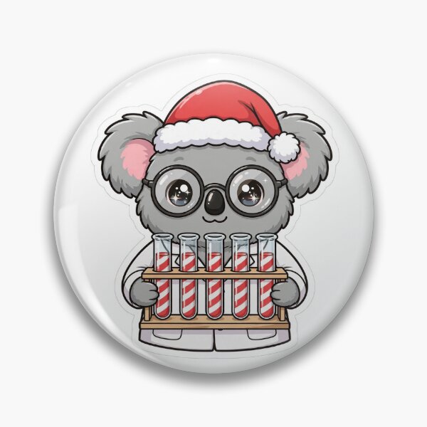 Item preview, Santa Koala Candy Cane Science Lab designed and sold by Wildlife-Walk.