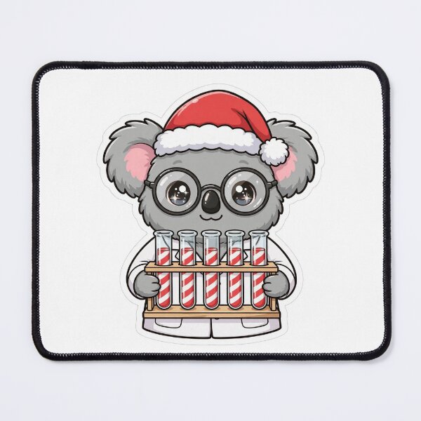 Item preview, Santa Koala Candy Cane Science Lab designed and sold by Wildlife-Walk.