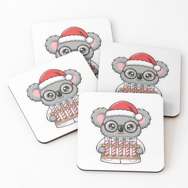 Item preview, Santa Koala Candy Cane Science Lab designed and sold by Wildlife-Walk.