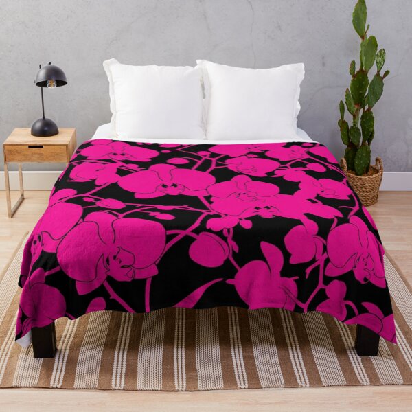 Item preview, Vibrant Pink Orchid Floral Pattern designed and sold by Owcomm.