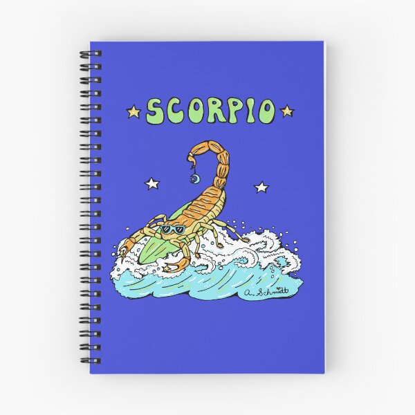 Item preview, Surfing Scorpio Scorpion Astrology Zodiac Original Art Illustration designed and sold by Intergalactic Unicorn: Art by Anna Schmidt.