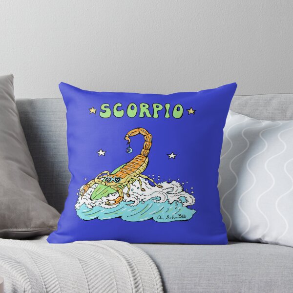Item preview, Surfing Scorpio Scorpion Astrology Zodiac Original Art Illustration designed and sold by Intergalactic Unicorn: Art by Anna Schmidt.