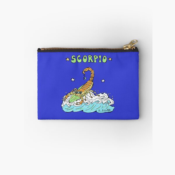Item preview, Surfing Scorpio Scorpion Astrology Zodiac Original Art Illustration designed and sold by Intergalactic Unicorn: Art by Anna Schmidt.