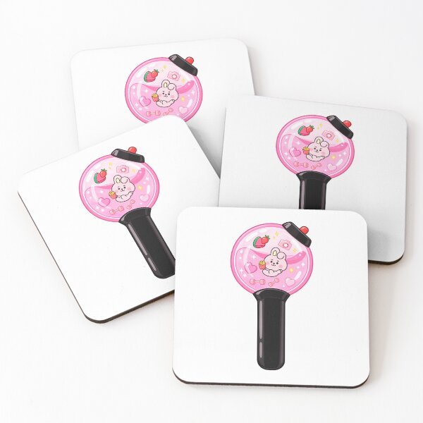 Item preview, Cute Pink Bunny Lightstick – Kawaii Chibi Rabbit Design designed and sold by Polarisofficial.