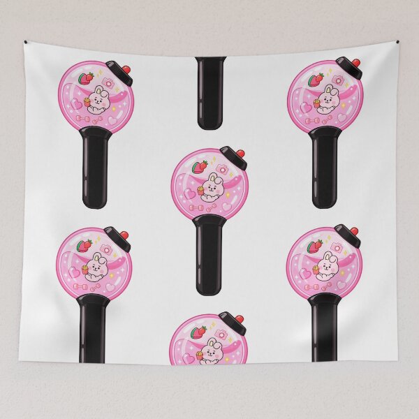 Item preview, Cute Pink Bunny Lightstick – Kawaii Chibi Rabbit Design designed and sold by Polarisofficial.