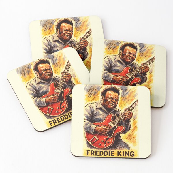 Item preview, Freddie King - Chicago Blues Fan designed and sold by Sarcastic designs.
