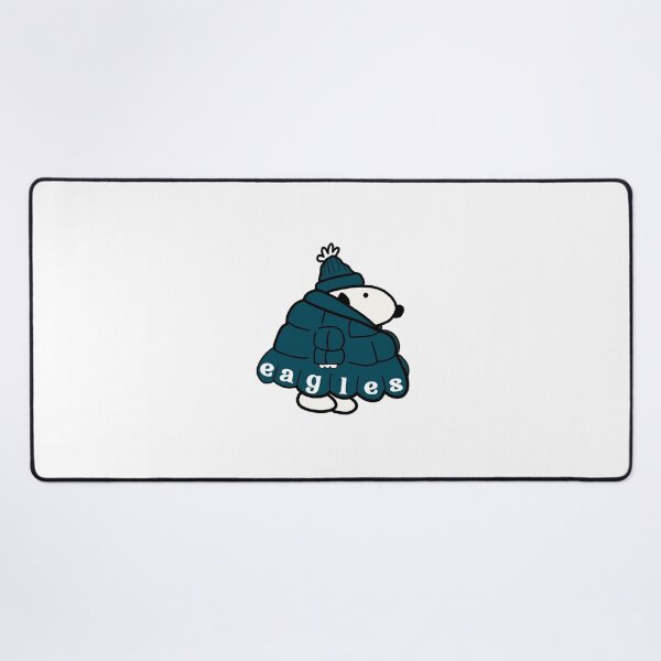 Item preview, Philadelphia Eagles Snoopy in a Puffer Jacket designed and sold by gardenstatestudio.