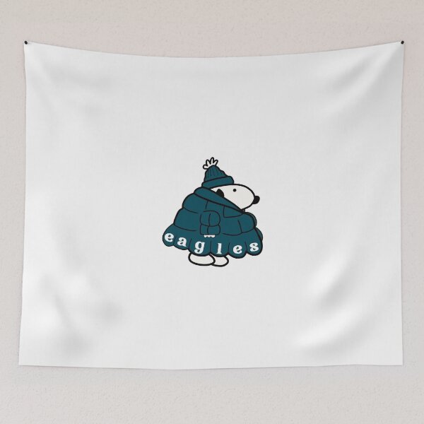 Item preview, Philadelphia Eagles Snoopy in a Puffer Jacket designed and sold by gardenstatestudio.