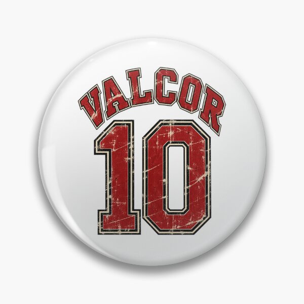 Item preview, Valcor 10 Retro Football Jersey Number Design designed and sold by DriftcoreStudio.